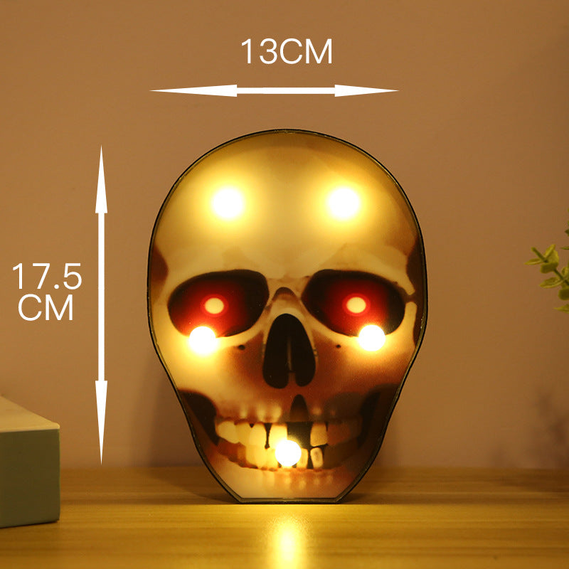 Decoración de Luces de Cuerda de Calabaza y Murciélago LED para Halloween Esencia Hogar