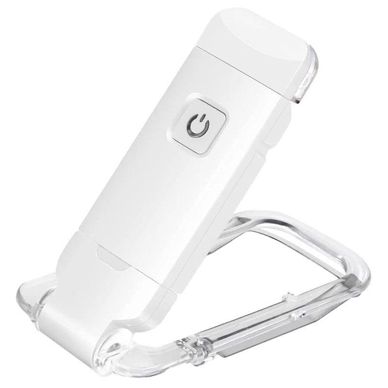 Lámpara de Lectura Ajustable y Recargable USB con Clip Esencia Hogar