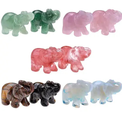Elefante de Cristal Lujoso 1.5'' Esencia Hogar