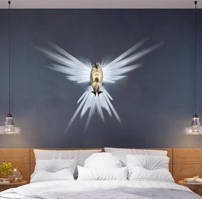 Luz de Pared Resplandor de Búho y Águila Esencia Hogar