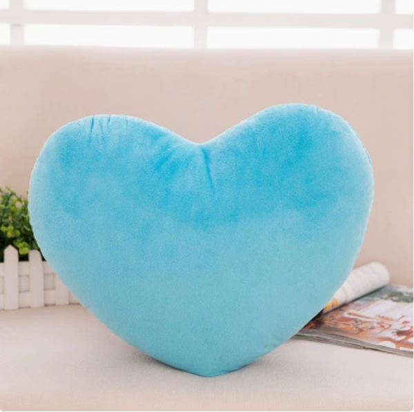 Cojín Almohada en Forma de Corazón de Peluche Esencia Hogar