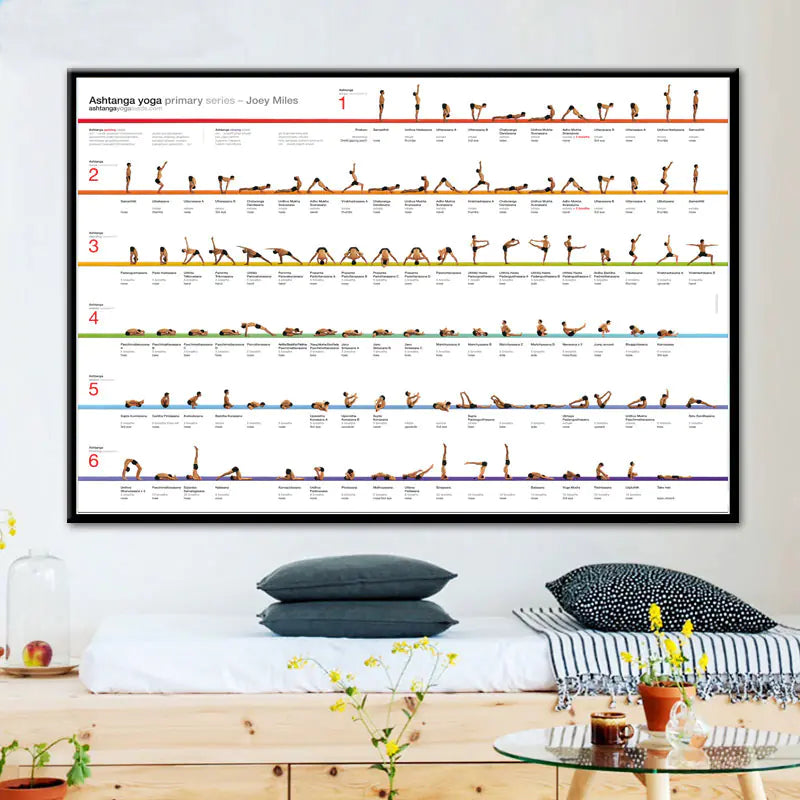 Modern Yoga Canvas Print with Custom HD Design - Esencia Hogar