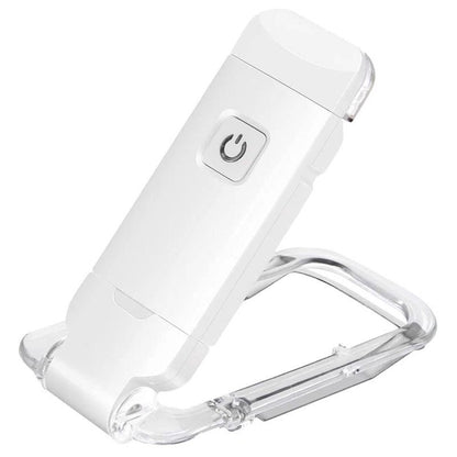 Lámpara de Lectura Ajustable y Recargable USB con Clip Esencia Hogar