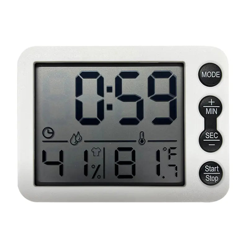 Reloj Despertador Digital de Pantalla Grande con Termómetro y Temporizador Esencia Hogar