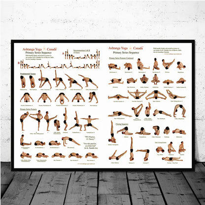 Modern Yoga Canvas Print with Custom HD Design - Esencia Hogar