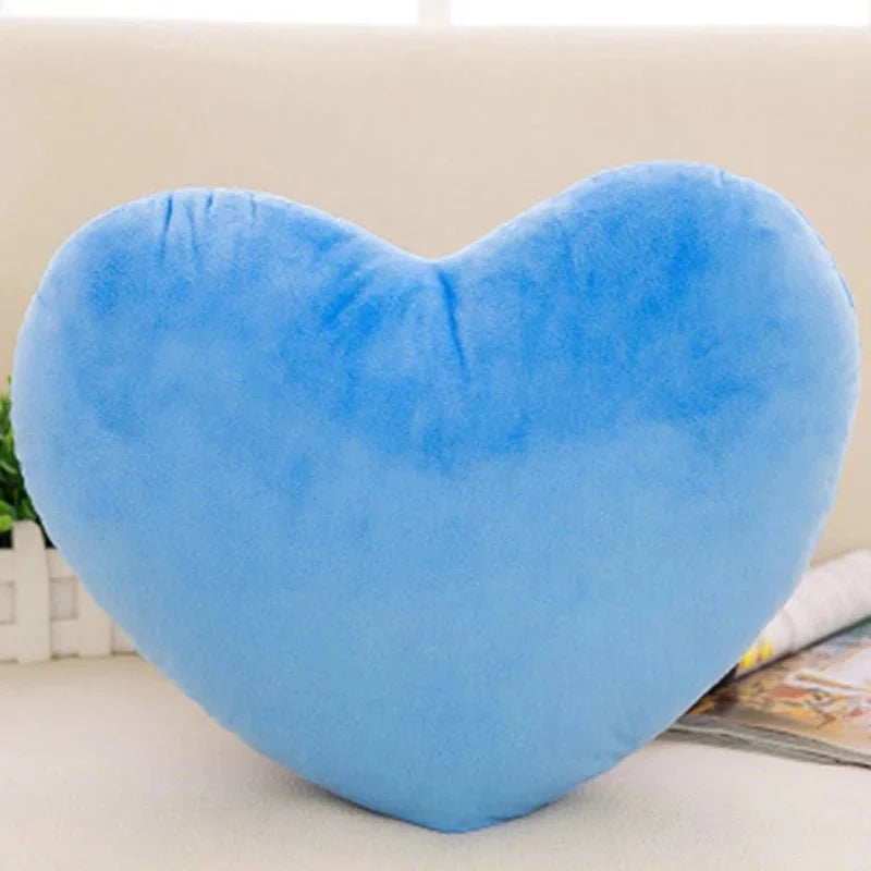 Cojín Almohada en Forma de Corazón de Peluche Esencia Hogar