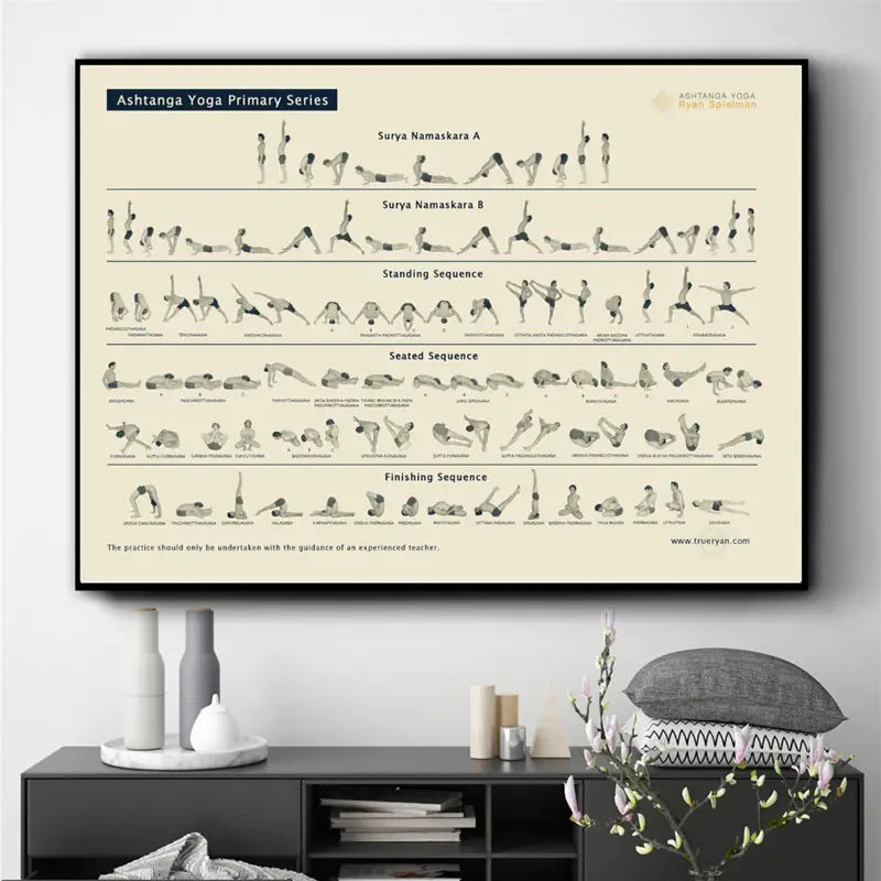 Modern Yoga Canvas Print with Custom HD Design - Esencia Hogar