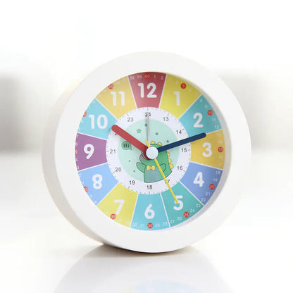 Reloj Despertador Silencioso para la Mesita de Noche con Luz Nocturna para Niños Esencia Hogar