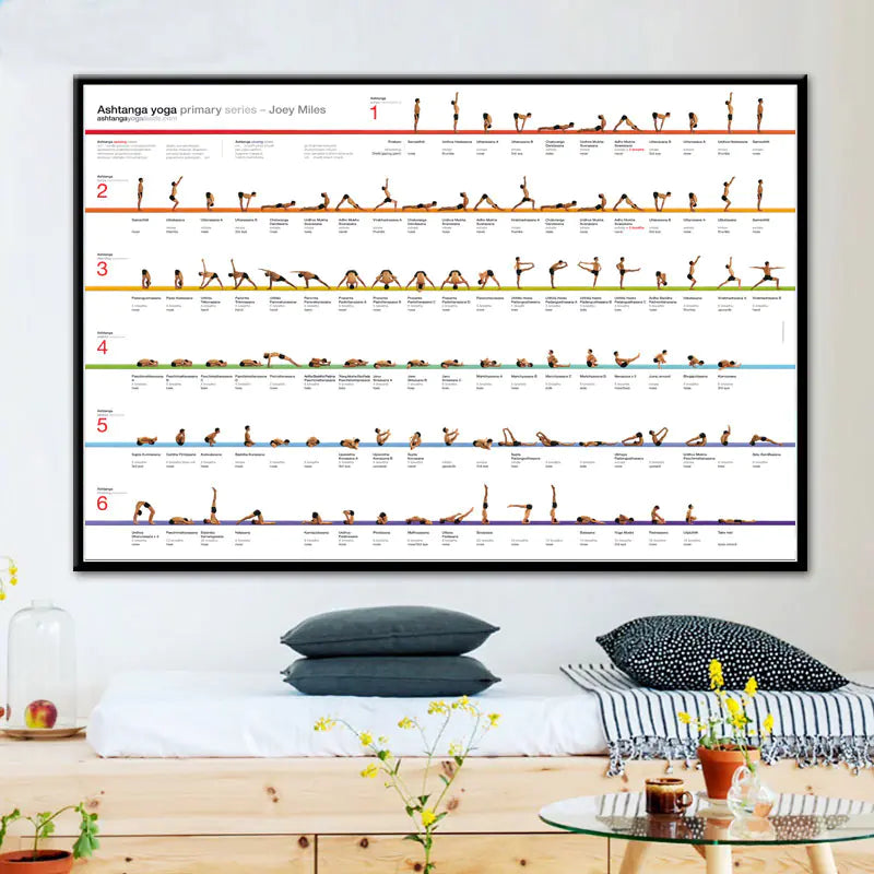 Modern Yoga Canvas Print with Custom HD Design - Esencia Hogar