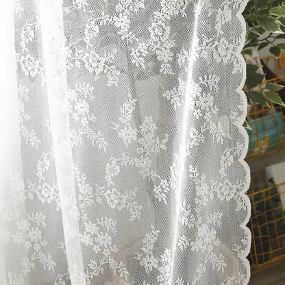 Korean Lace Sheer Curtain with Wave Design (Wholesale) Esencia Hogar