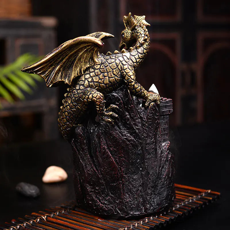 Quemador de Incienso de Dinosaurio de Cerámica para Decoración del Hogar Esencia Hogar