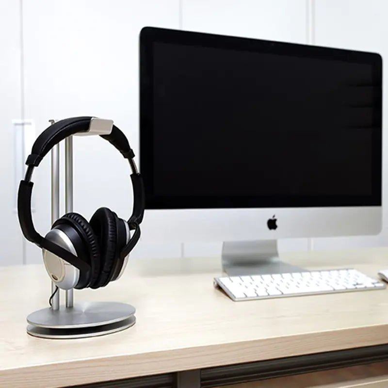 Soporte Doble Capa de Metal para Auriculares para Almacenamiento y ExhibiciónSoporte para Auriculares Esencia Hogar
