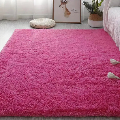 Alfombra Peluda y Muy Suave para Sala de Estar (1 pieza) Esencia Hogar