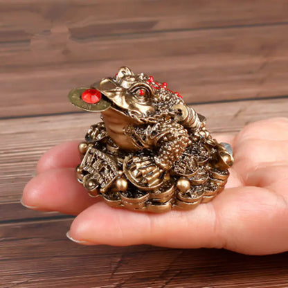 Figura de Sapo de la Fortuna Feng Shui para Hogar o Negocio - Esencia Hogar