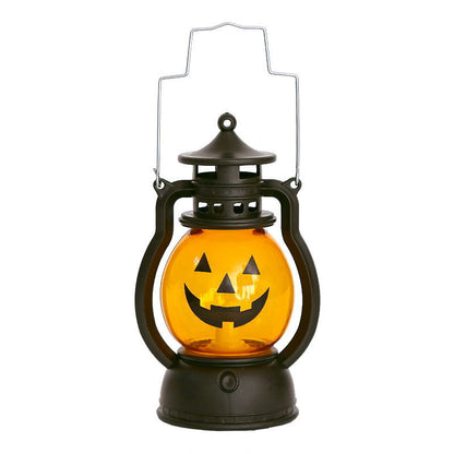 Lámpara de Aceite Portátil de Calabaza y Calavera para Decoración de Halloween Esencia Hogar