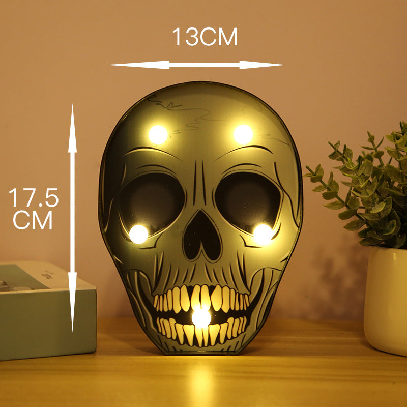Decoración de Luces de Cuerda de Calabaza y Murciélago LED para Halloween Esencia Hogar