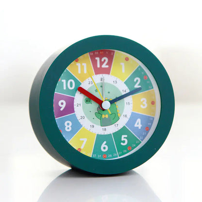 Reloj Despertador Silencioso para la Mesita de Noche con Luz Nocturna para Niños Esencia Hogar
