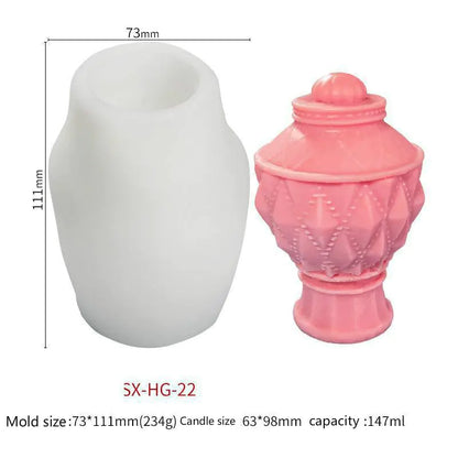 Molde de Silicona para DIY de Vela, Corona y Cetro Decorativo - Esencia Hogar