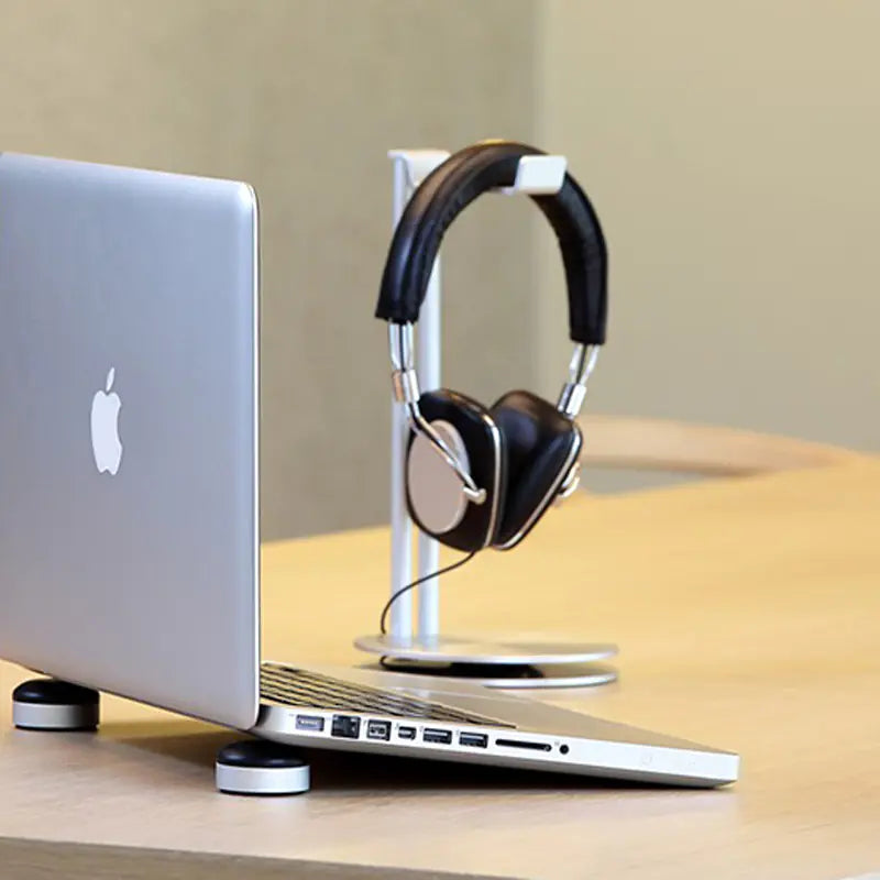 Soporte Doble Capa de Metal para Auriculares para Almacenamiento y ExhibiciónSoporte para Auriculares Esencia Hogar