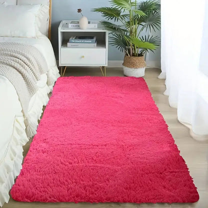 Alfombra Peluda y Muy Suave para Sala de Estar (1 pieza) Esencia Hogar