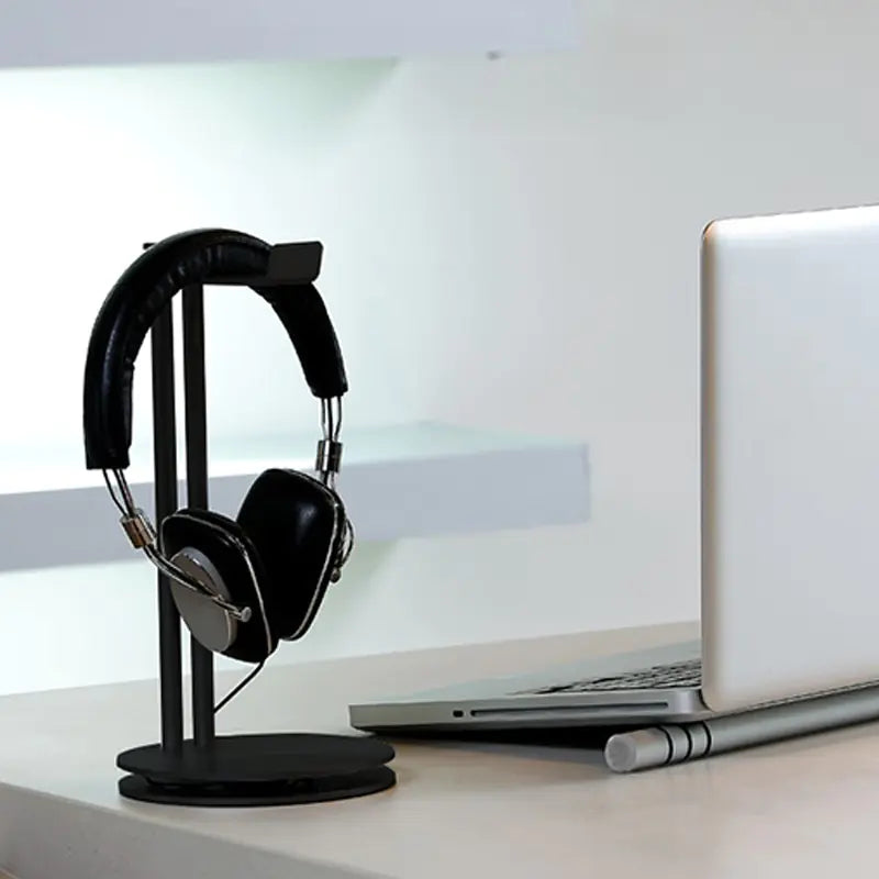 Soporte Doble Capa de Metal para Auriculares para Almacenamiento y ExhibiciónSoporte para Auriculares Esencia Hogar