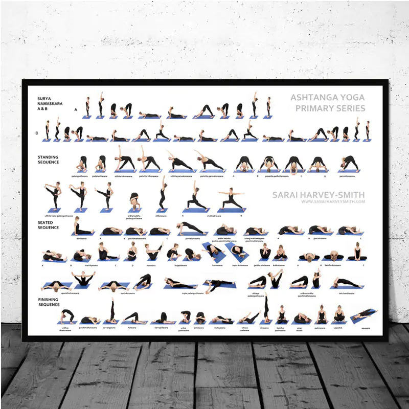 Modern Yoga Canvas Print with Custom HD Design - Esencia Hogar