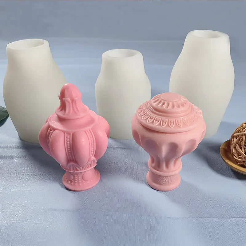 Molde de Silicona para DIY de Vela, Corona y Cetro Decorativo - Esencia Hogar