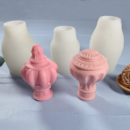 Molde de Silicona para DIY de Vela, Corona y Cetro Decorativo - Esencia Hogar