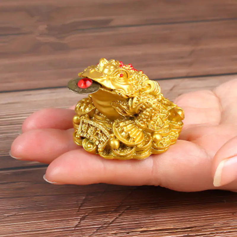 Figura de Sapo de la Fortuna Feng Shui para Hogar o Negocio - Esencia Hogar